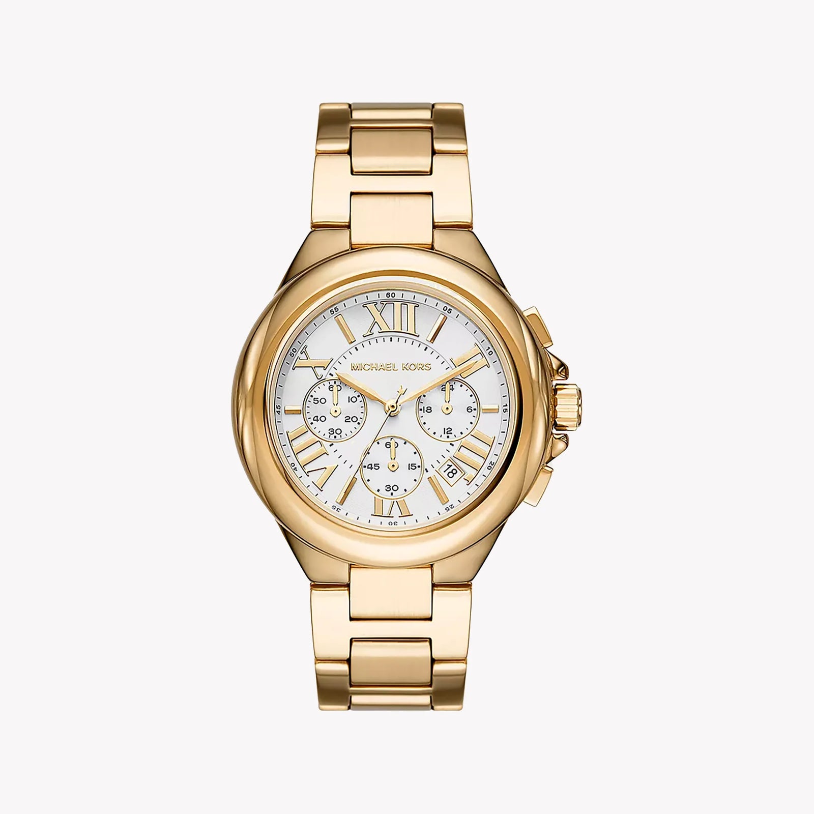 Michael Kors Men's Gold Stainless Steel Watch, White Dial | Mk7270 by i-watch