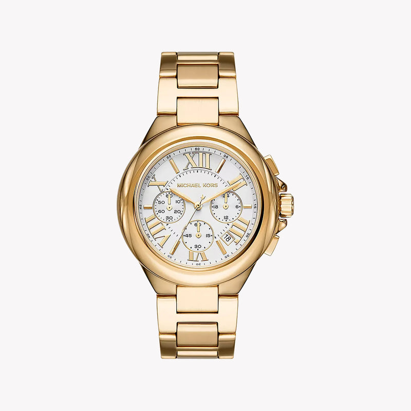 Michael Kors Men's Gold Stainless Steel Watch, White Dial | Mk7270 by i-watch