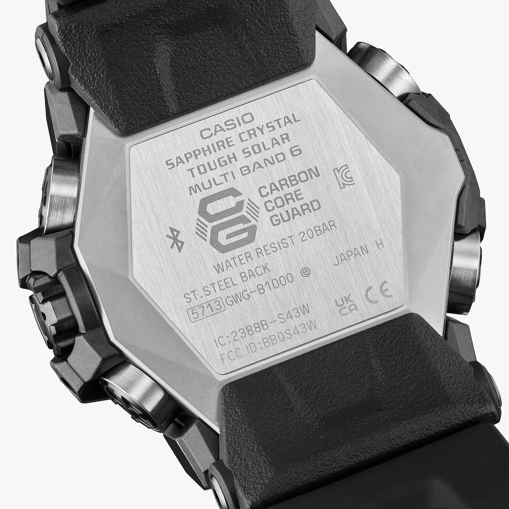 G-Shock Men's Black Resin & Stainless Steel Watch | Gwg-B1000-1aer by i-watch