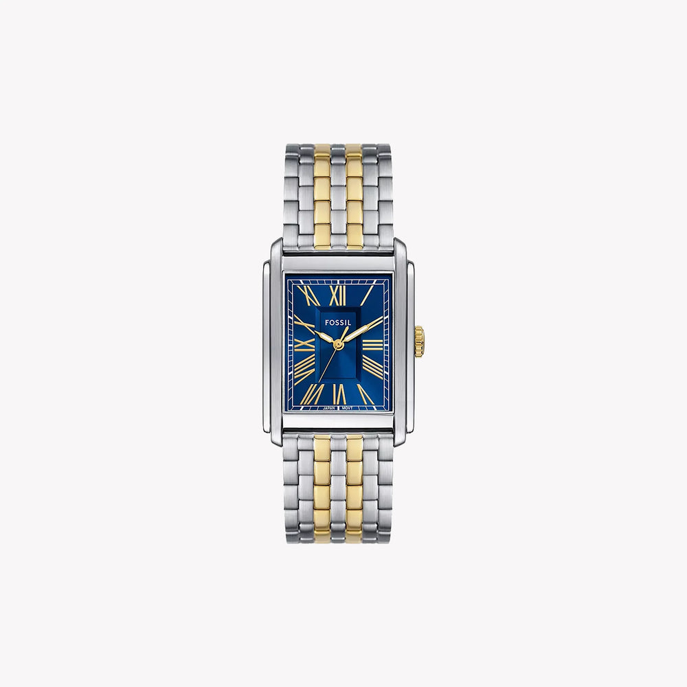 Fossil Men's Stainless Steel Watch, Blue Dial | Fs6010 by i-watch