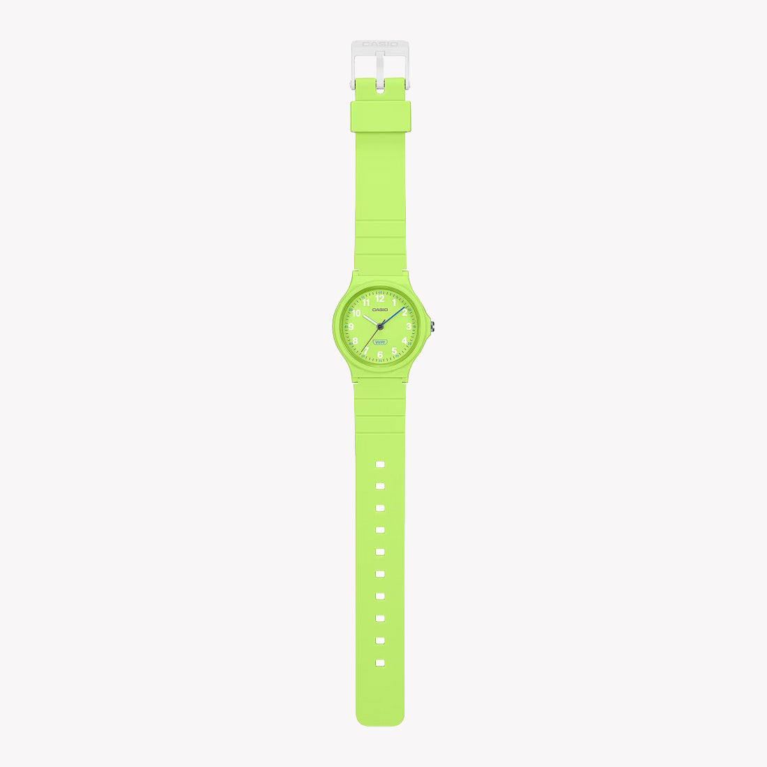 Montre Casio Timeless Collection Pop - Bracelet en résine bio - Vert LQ-24B-3BEF