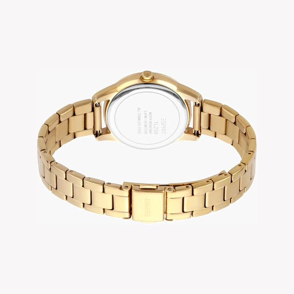 Esprit Women's Gold Stainless Steel Watch, Champagne Dial | Es1l140m0015 by i-watch