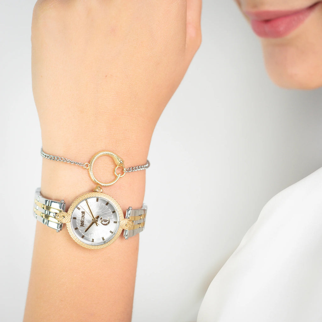 JUST CAVALLI JC1L330M0075 - ELEGANT TIMEPIECE WITH TWO-TONE GLAMOUR & WATER RESISTANCE-i-Watch-3