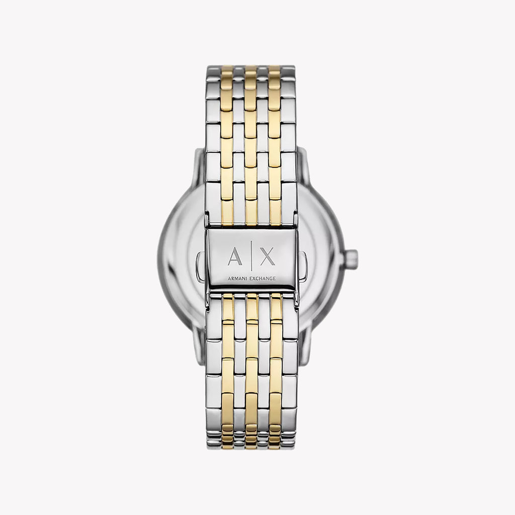 ARMANI EXCHANGE Women's Watch with Silver Stainless Steel Case and Silver / Gold Stainless Steel Band-i-Watch-3