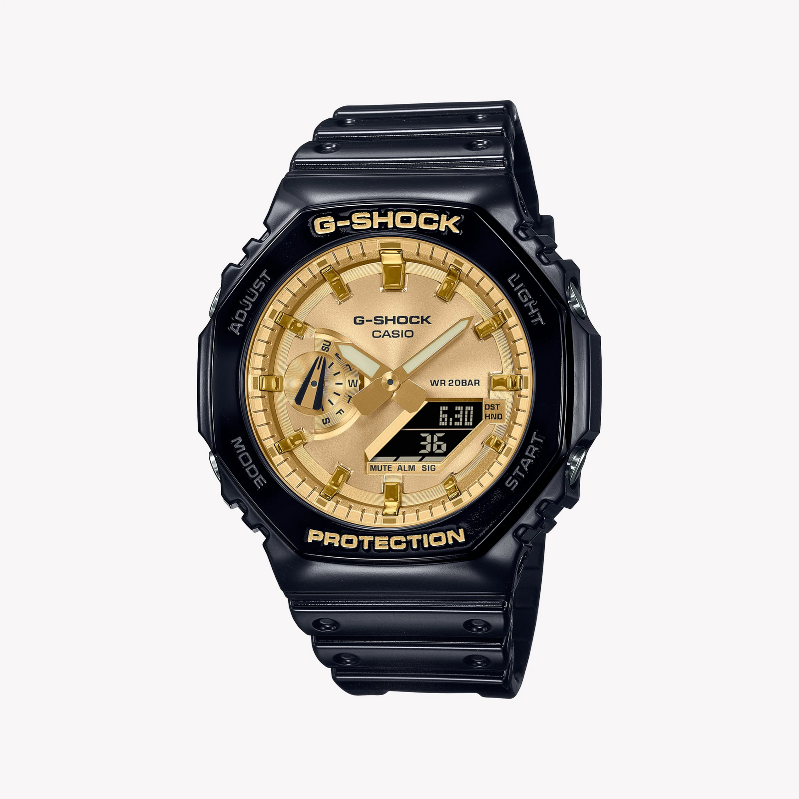 G-Shock Men's Black Resin Watch, Digital Dial | Ga-2100gb-1adr by i-watch