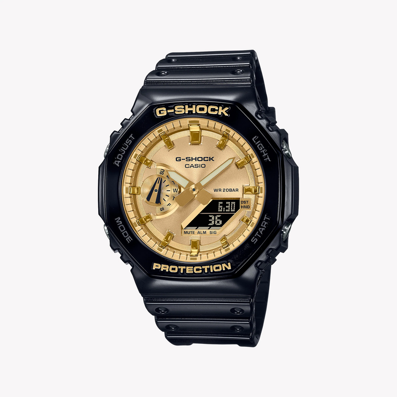 G-Shock Men's Black Resin Watch, Digital Dial | Ga-2100gb-1adr by i-watch