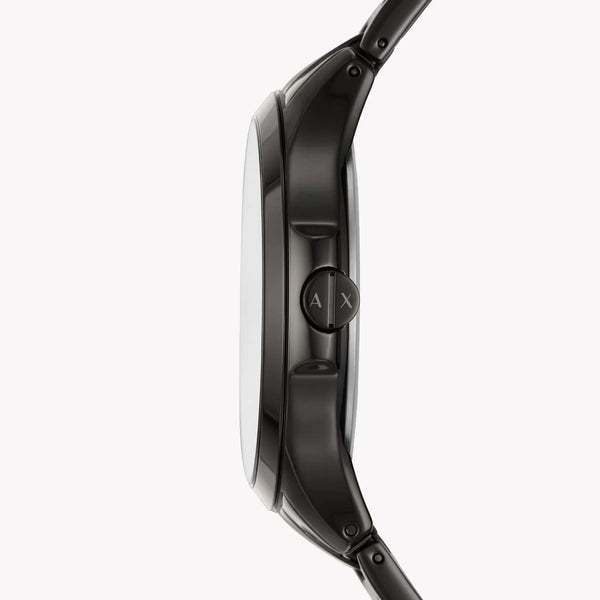 Armani Exchange Men's Black Stainless Steel Watch, Black Dial | Ax2413