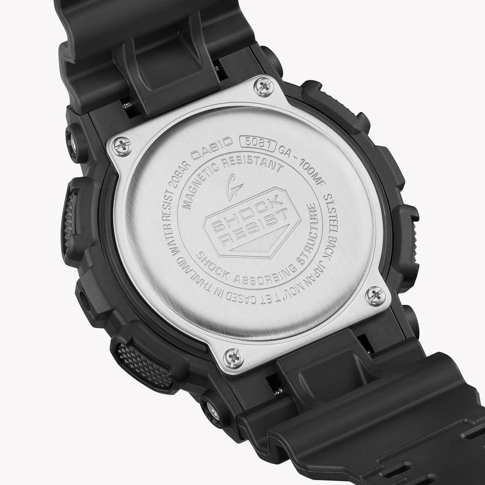 G-Shock Men's Black Resin Watch, Digital Dial | Ga-100mf-1adr by i-watch
