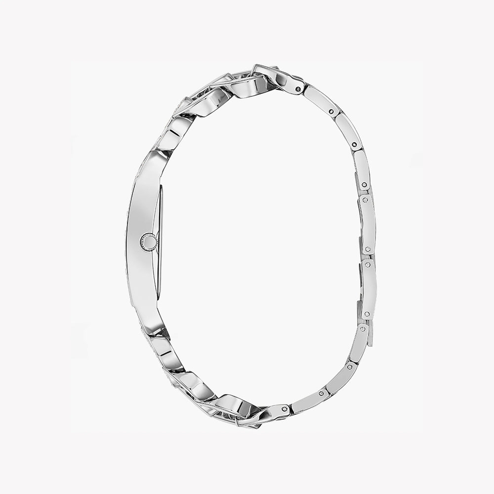 Guess Women's Silver Stainless Steel Watch, Silver Dial | Gw0298l1 by i-watch
