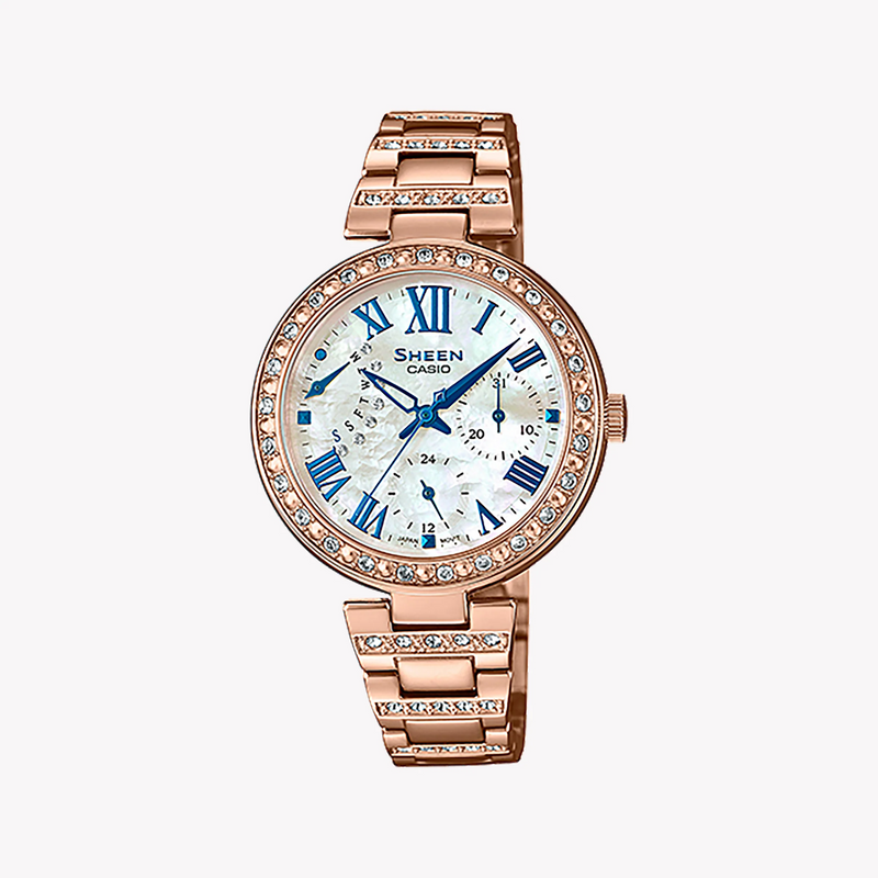 Casio She-3043bpg-7audr - Elegant Rose Gold Timepiece For The Modern Woman by i-watch