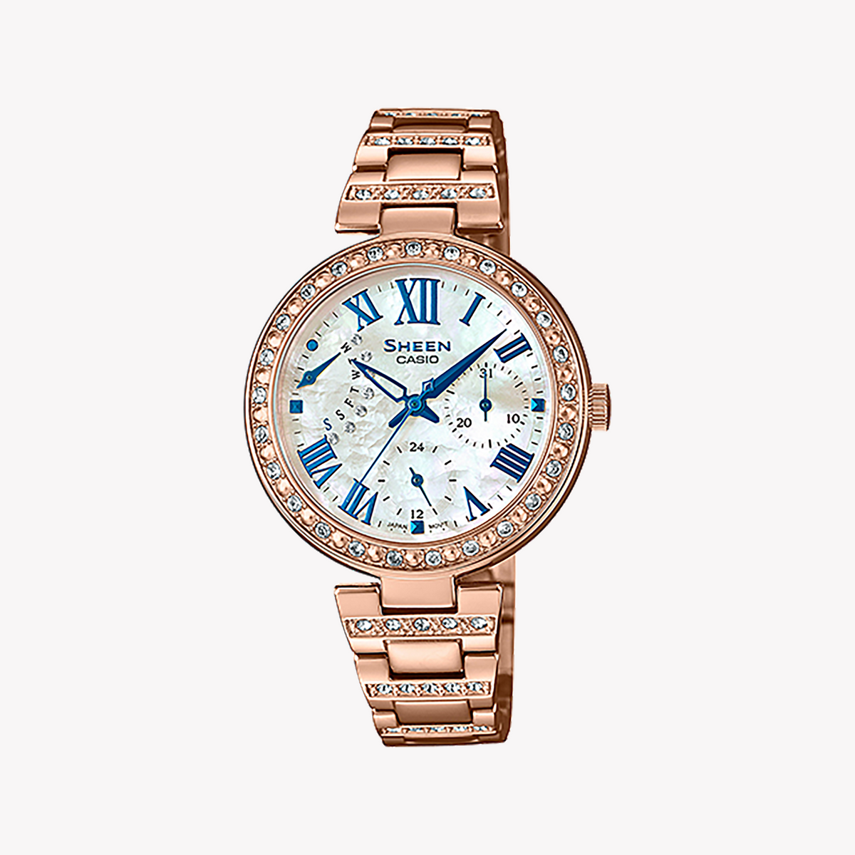 CASIO SHE-3043BPG-7AUDR - ELEGANT ROSE GOLD TIMEPIECE FOR THE MODERN WOMAN