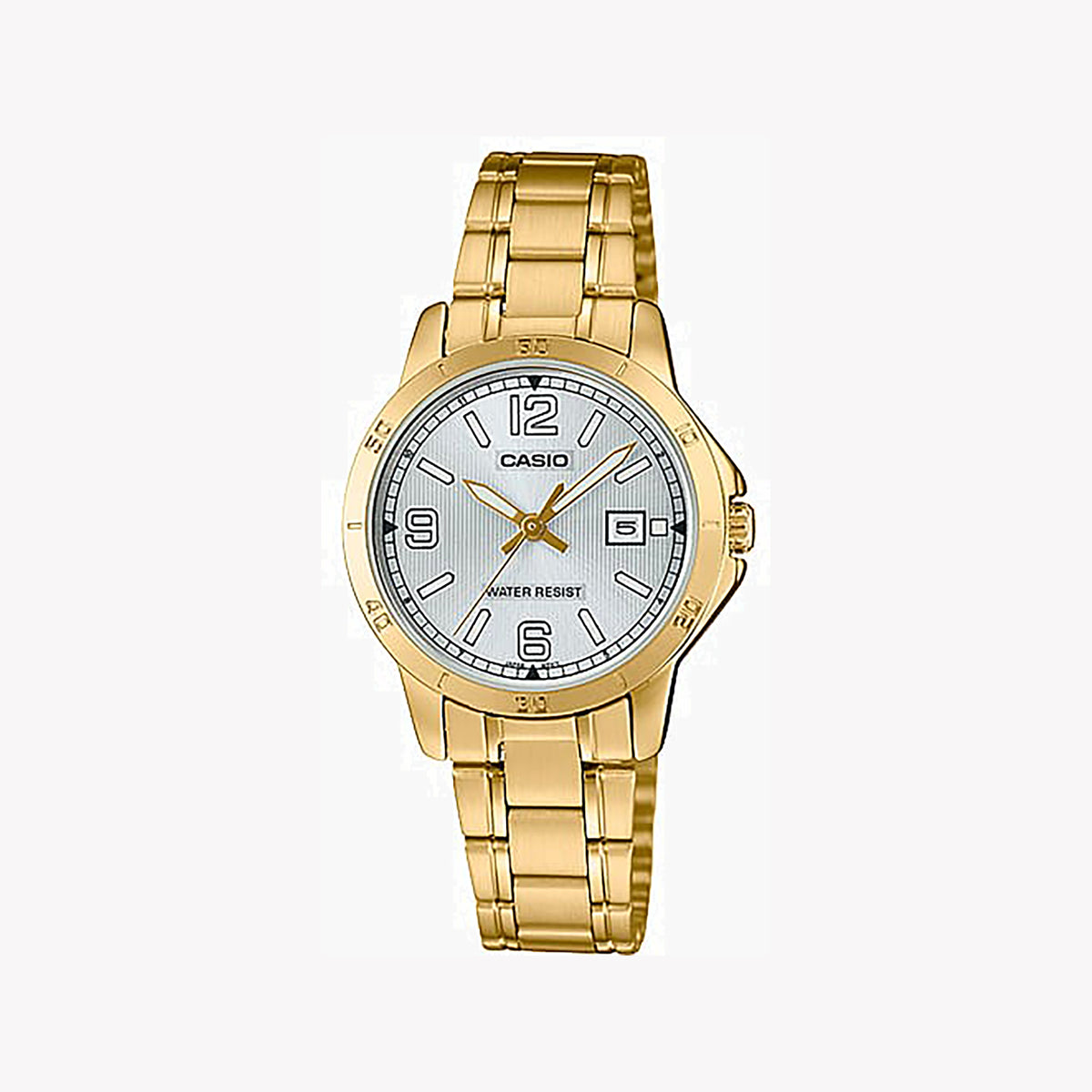 CASIO Women's Watch with Gold Stainless Steel Case and Gold Stainless Steel Band