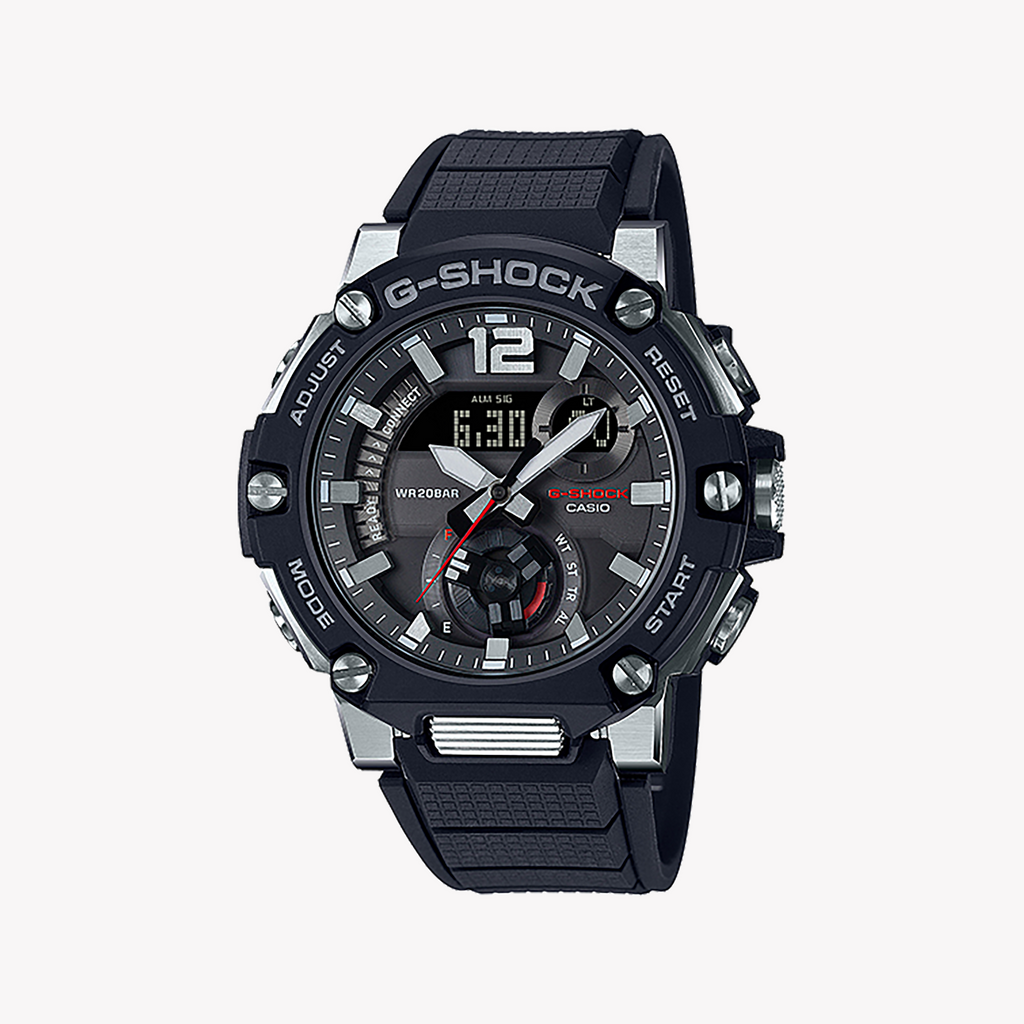 CASIO G-SHOCK GST-B300-1ADR - RUGGED ELEGANCE FOR THE MODERN ADVENTURER Men's Watch with stainless steel case and black dial