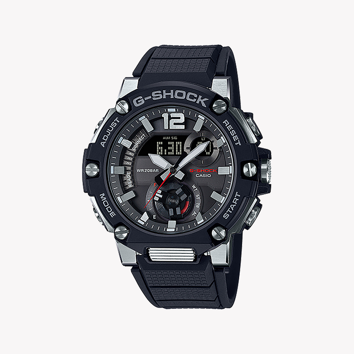 CASIO G-SHOCK GST-B300-1ADR - RUGGED ELEGANCE FOR THE MODERN ADVENTURER Men's Watch with stainless steel case and black dial