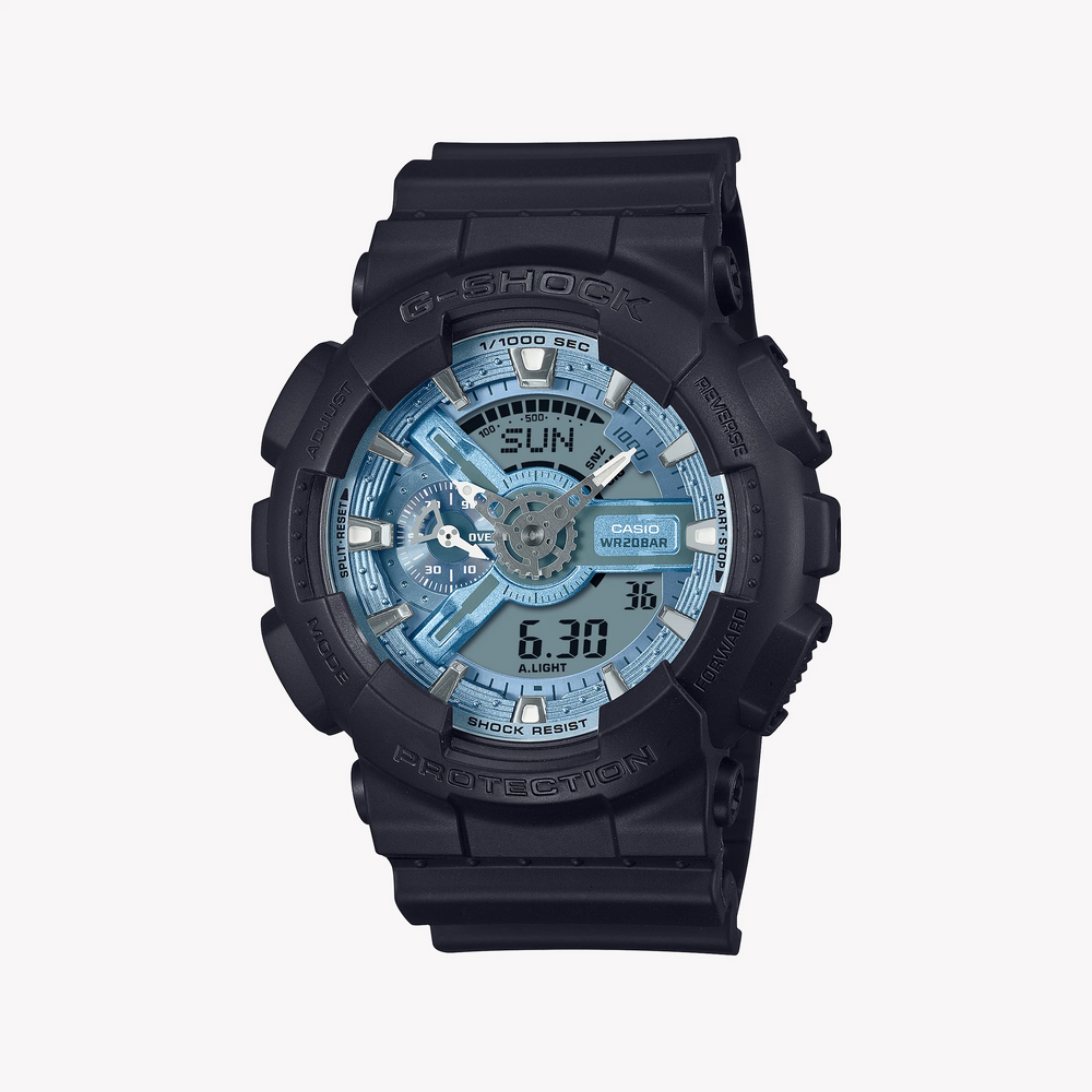 G-Shock Men's Black Resin Watch, Digital Dial | Ga-110cd-1a2dr by i-watch