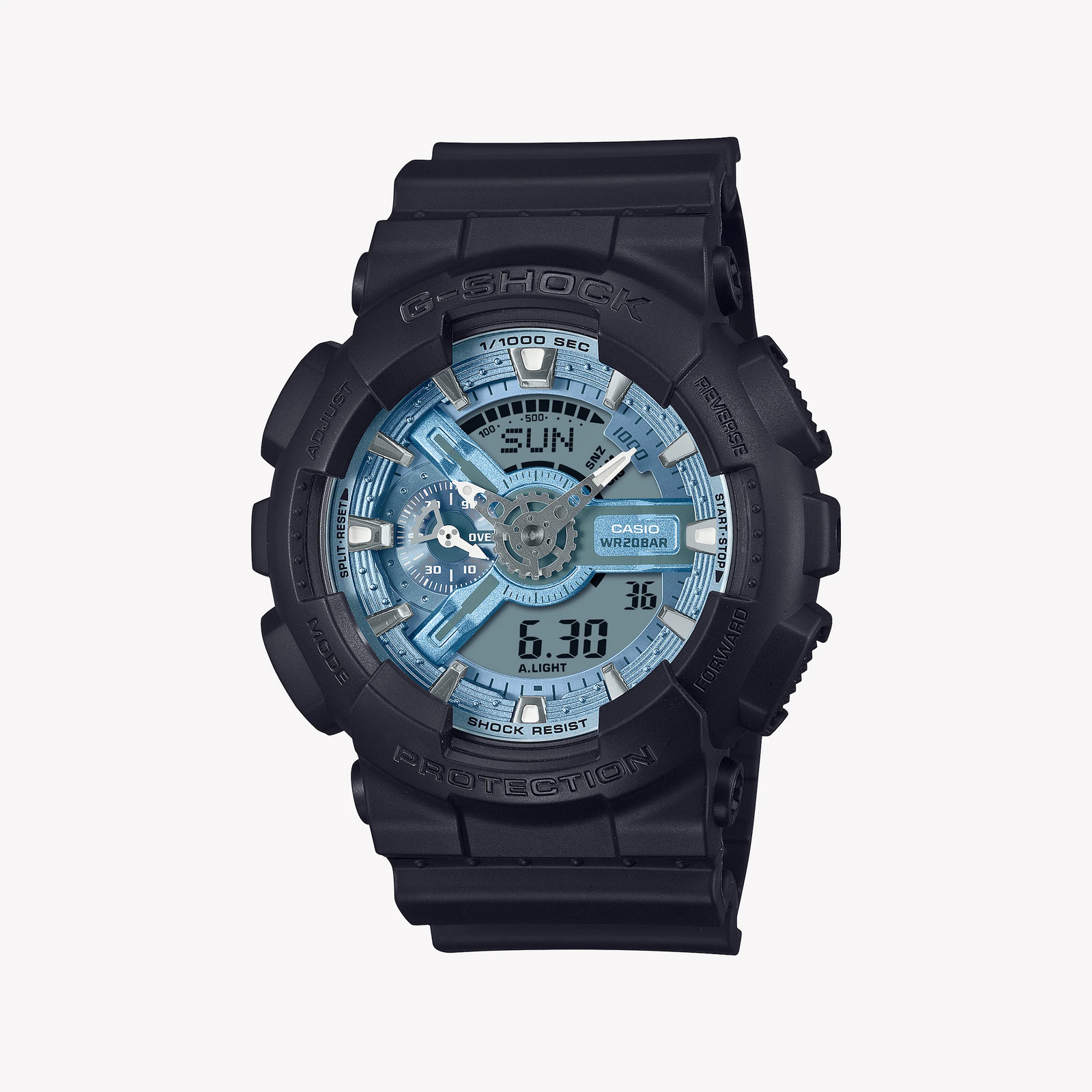 G-Shock Men's Black Resin Watch, Digital Dial | Ga-110cd-1a2dr by i-watch
