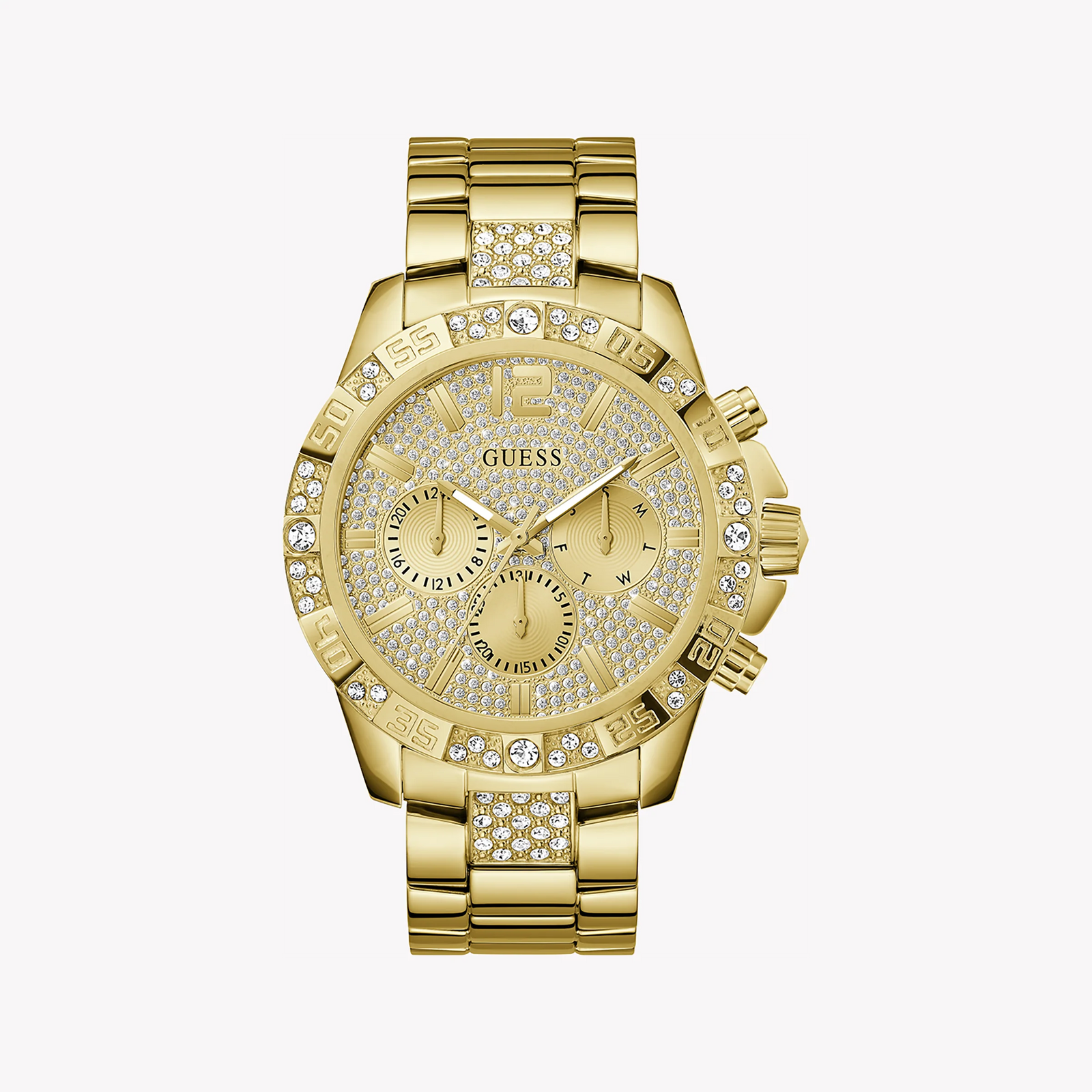 Guess Women's Gold Stainless Steel Watch, Champagne Dial | Gw0796g2 by i-watch