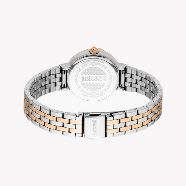 Just Cavalli Women's Two-Tone Watch, Dark Grey Dial | Jc1l311m0075 by i-watch