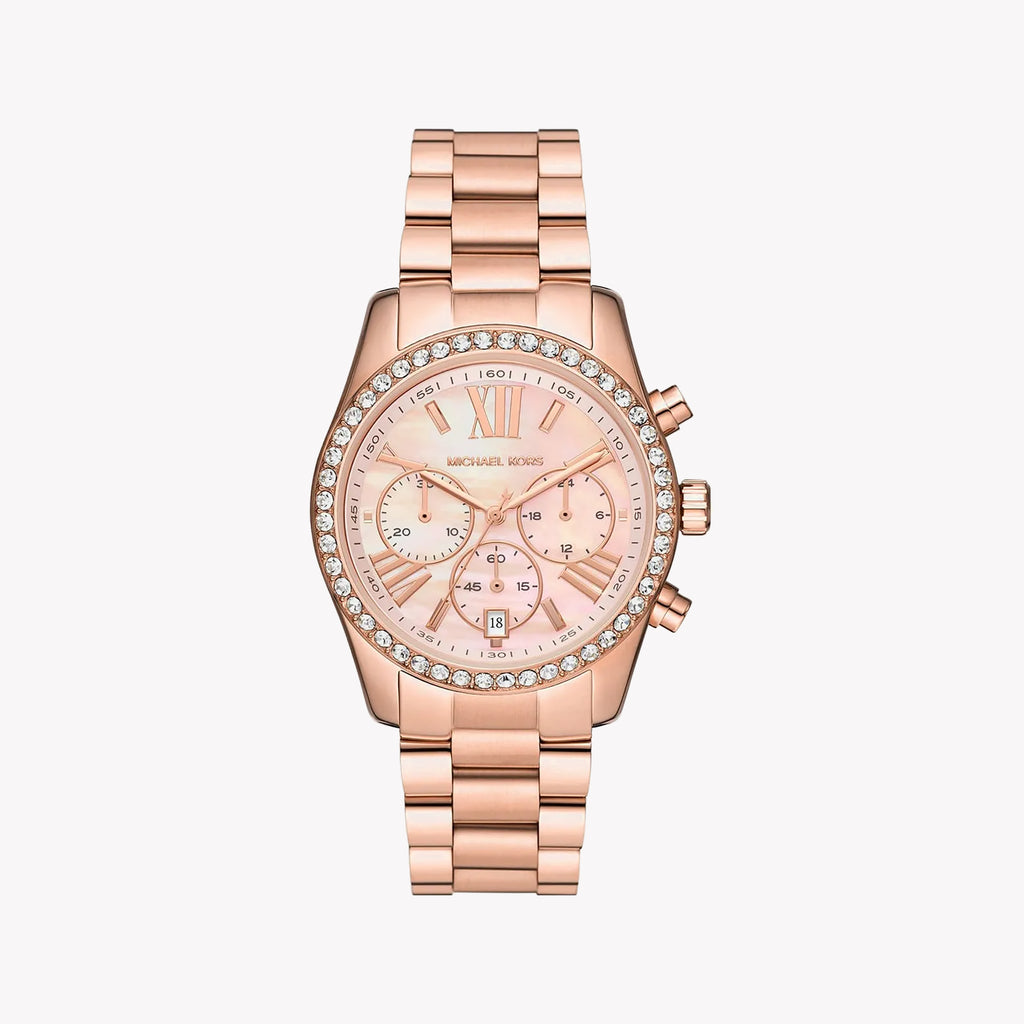 MICHAEL KORS MK7242 RADIANT ROSE GOLD ELEGANCE - TIMELESS WOMEN'S WATCH