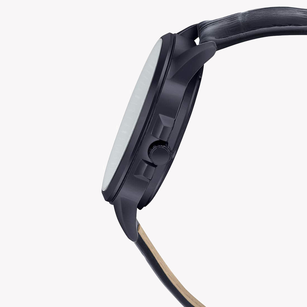 CASIO MTP-EX100BL-1AVDF BOLD ADVENTURER - MEN'S SPORTY BLACK STAINLESS STEEL WATCH-i-Watch-3