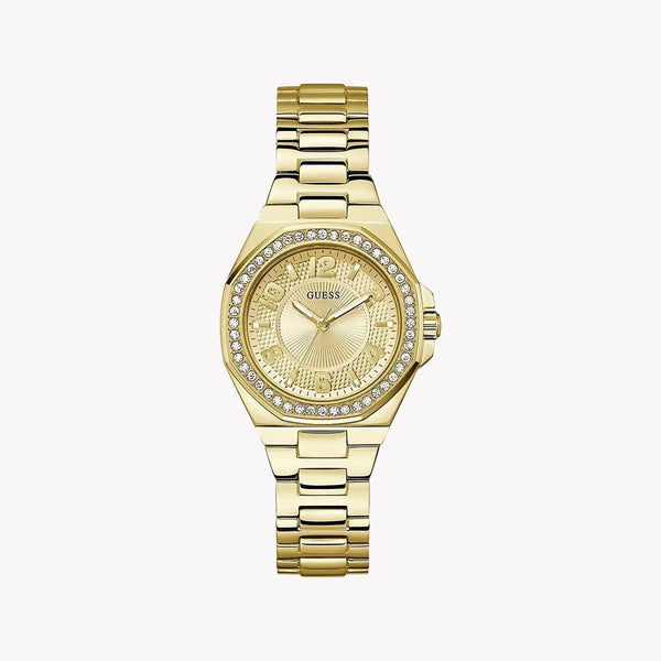 Guess Women's Gold Stainless Steel Watch, Gold Dial | Gw0877l2 by i-watch