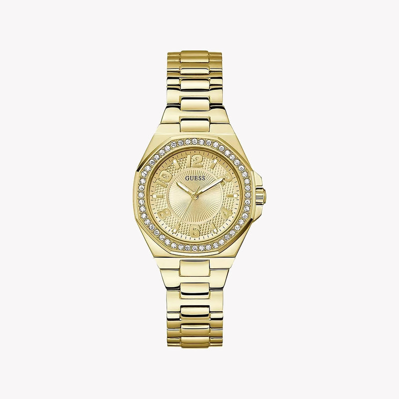 Guess Women's Gold Stainless Steel Watch, Gold Dial | Gw0877l2 by i-watch
