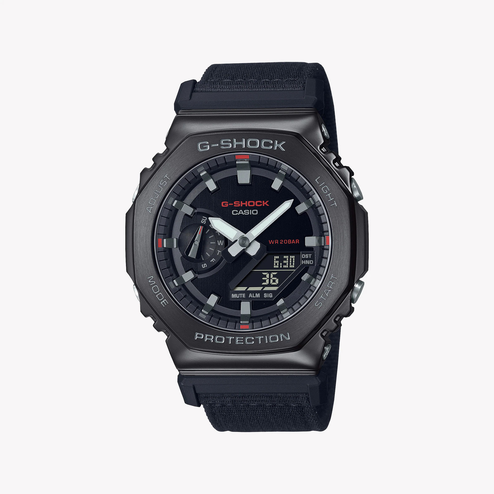 G-Shock Men's Black Stainless Steel, Black Resin | Gm-2100cb-1adr by i-watch