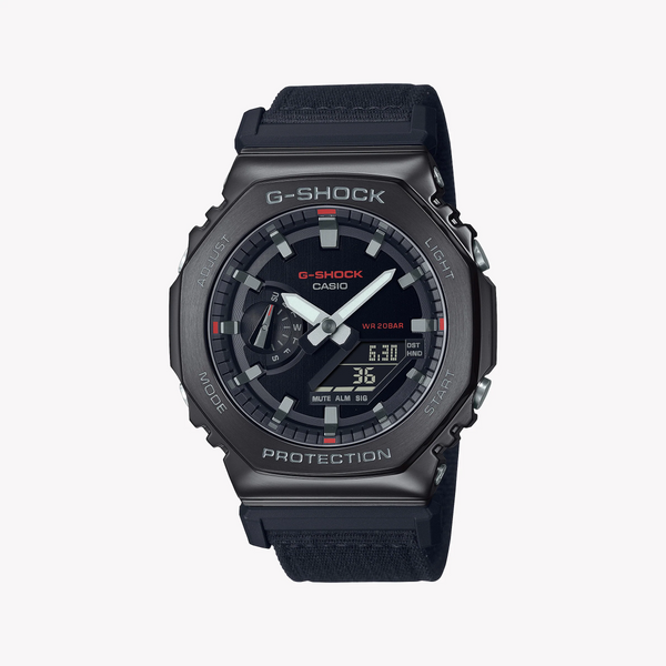 G-Shock Men's Black Stainless Steel, Black Resin | Gm-2100cb-1adr by i-watch