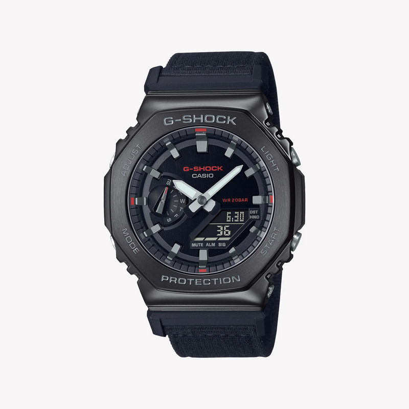 G-Shock Men's Black Stainless Steel, Black Resin | Gm-2100cb-1adr by i-watch
