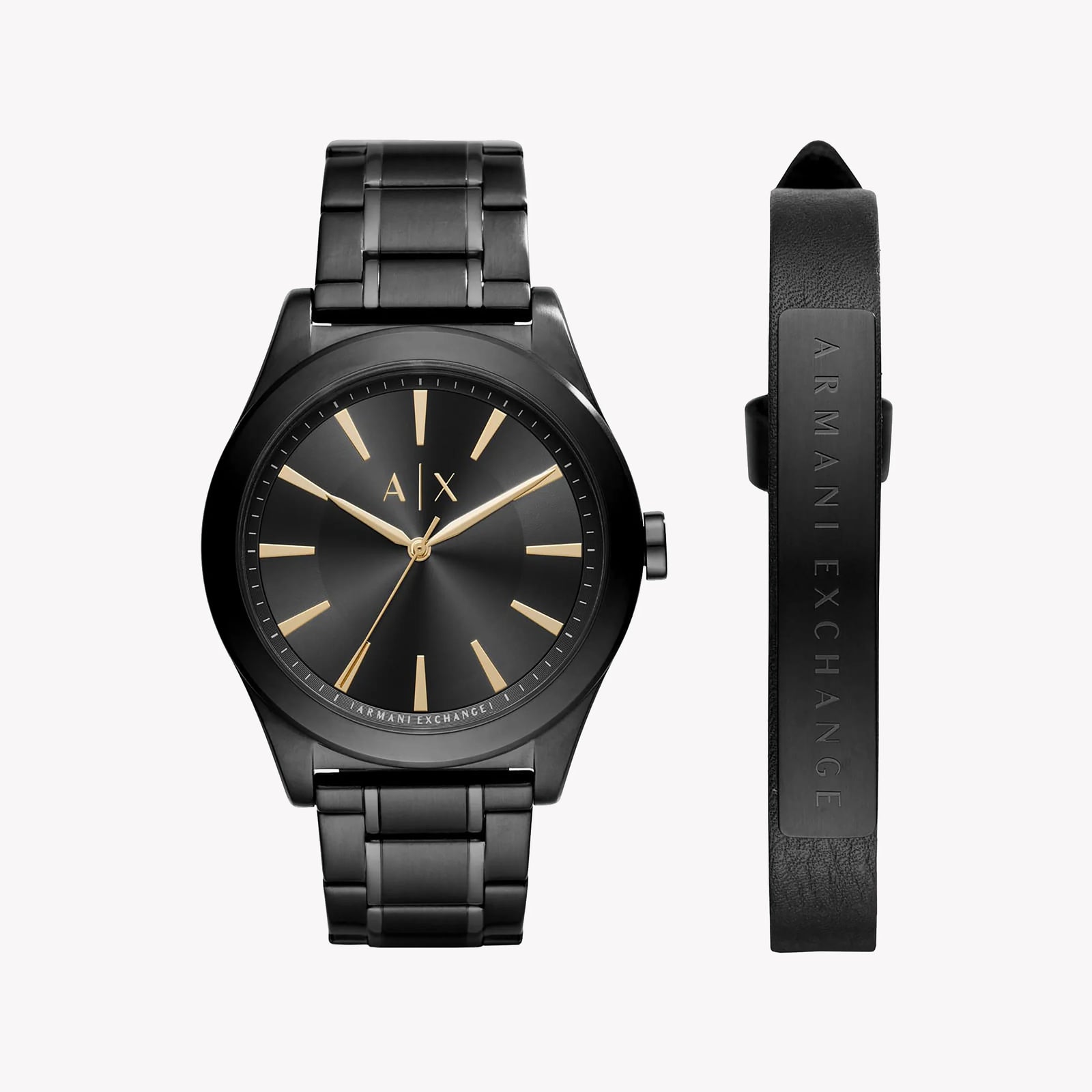 ARMANI EXCHANGE AX7102 BOLD SOPHISTICATION - MEN'S BLACK STAINLESS STEEL ANALOG WATCH