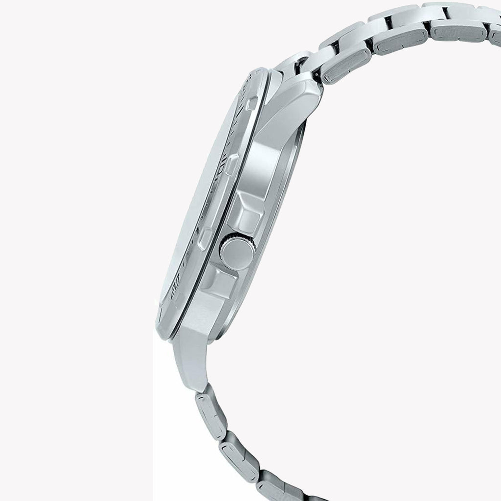 CASIO MTP-VD01D-7CVUDF SPORTY ELEGANCE - MEN'S STAINLESS STEEL WATCH WITH WHITE DIAL-i-Watch-3