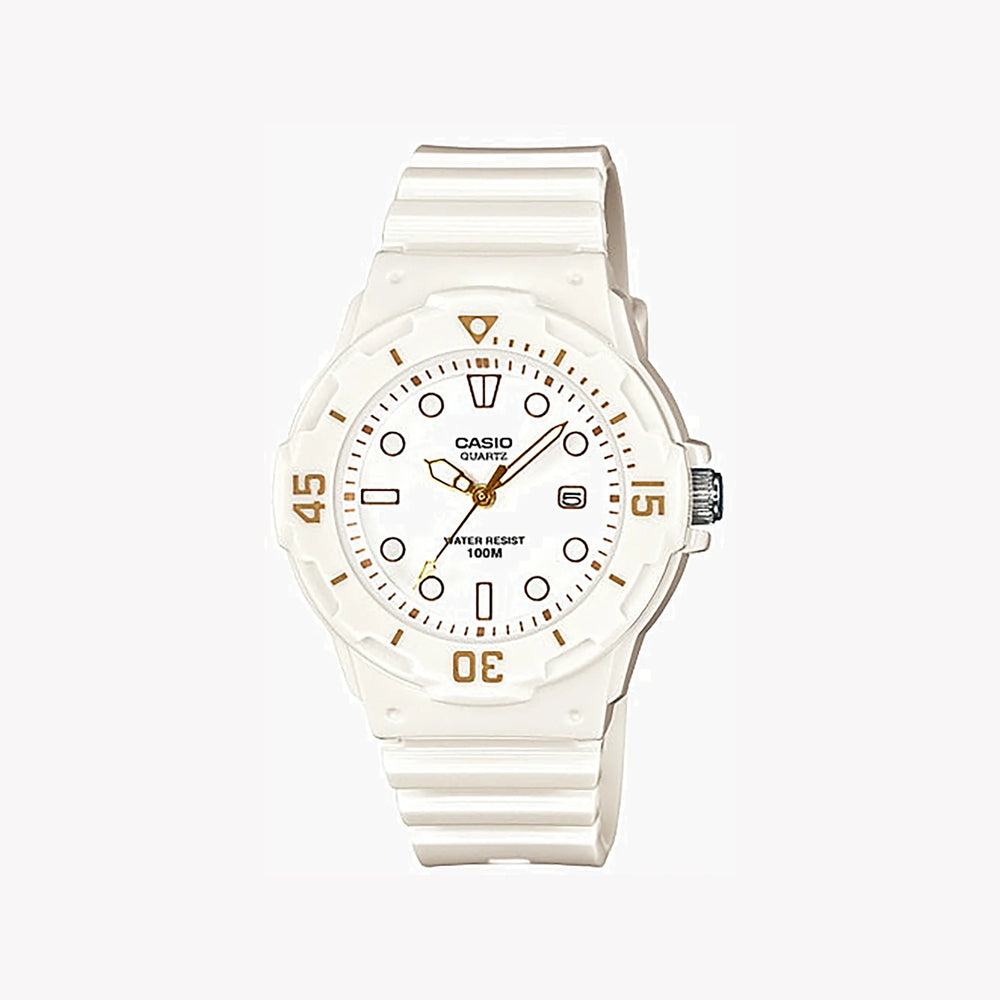 Casio Lrw-200h-7e2vdf Chic Elegance - Women's Water Resistant White Resin Watch by i-watch