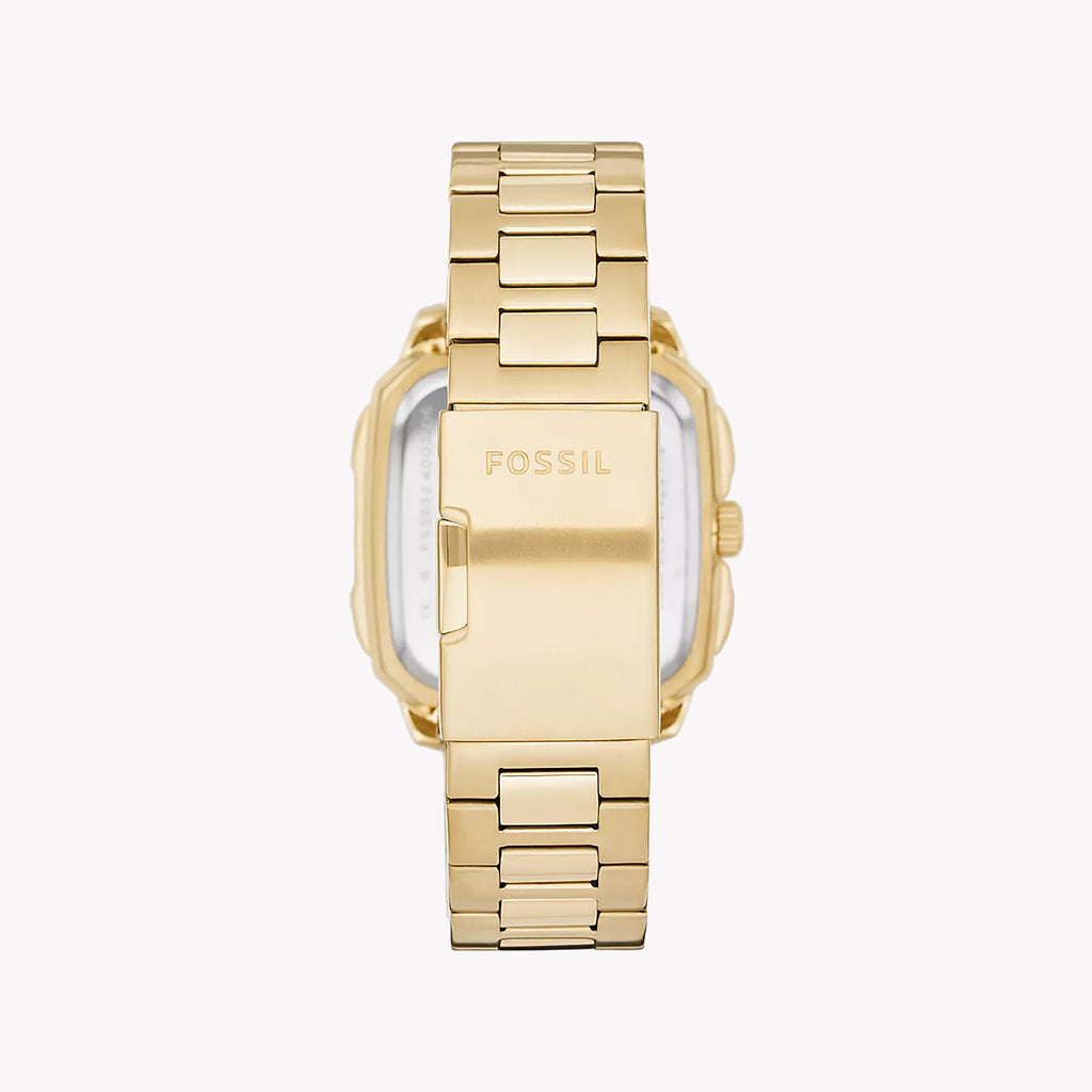 FOSSIL FS5932 GOLD CLASSIC - TIMELESS ELEGANCE MEN'S WATCH with Black Dial & Stainless Steel Band-i-Watch-3