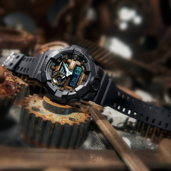 G-Shock Men's Black Resin Watch, Digital Dial | Ga-700rc-1adr by i-watch