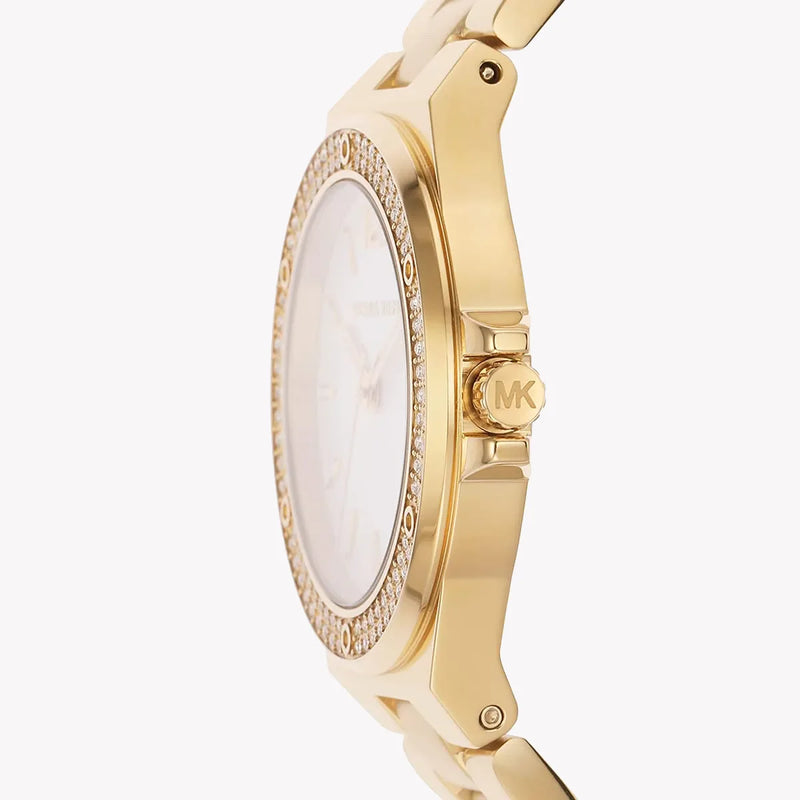 Michael Kors Women's Gold Stainless Steel Watch, White Dial | Mk7278 by i-watch