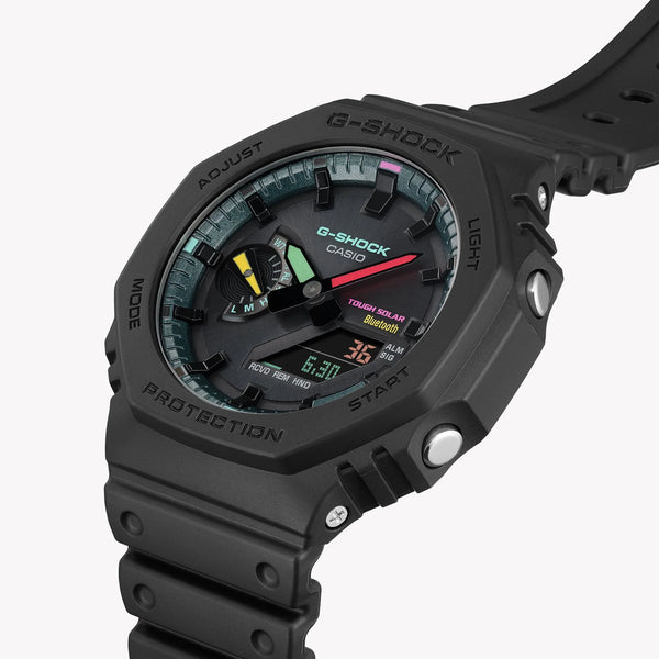 G-Shock Men's Matte Black Resin Watch, Digital Display | Ga-B2100mf-1adr by i-watch