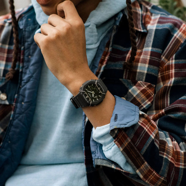 G-Shock Men's Gray Resin Watch, Durable & Sporty | Ga-2100pts-8adr by i-watch