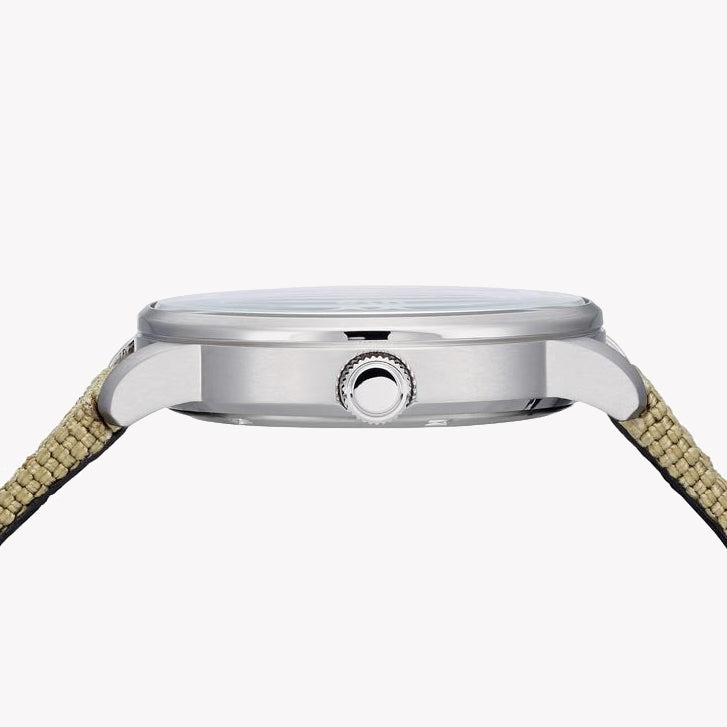 CITIZEN BM7390-14E - MODERN RUGGED ELEGANCE MEN'S ECO-DRIVE WATCH with Olive Nylon Band-i-Watch-3