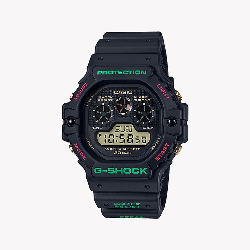 Casio G-Shock Dw-5900th-1dr Bold Adventurer - Men's Resilient Black Timepiece by i-watch