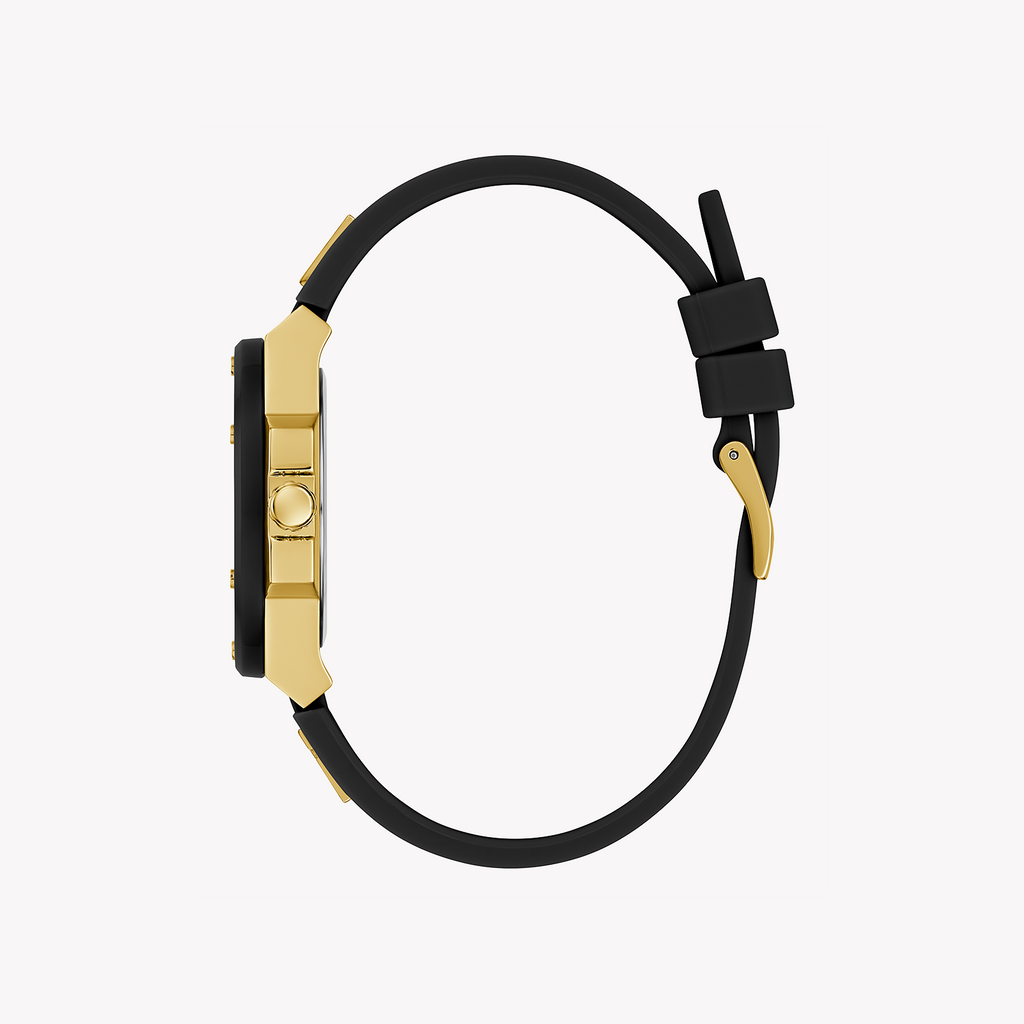 GUESS GW0555L2 MODERN CHIC - ELEGANT GOLD & BLACK WOMEN'S WATCH WITH CHAMPAGNE DIAL-i-Watch-2