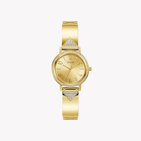 Guess Women's Gold Stainless Steel, Champagne Dial | Gw0474l2 by i-watch