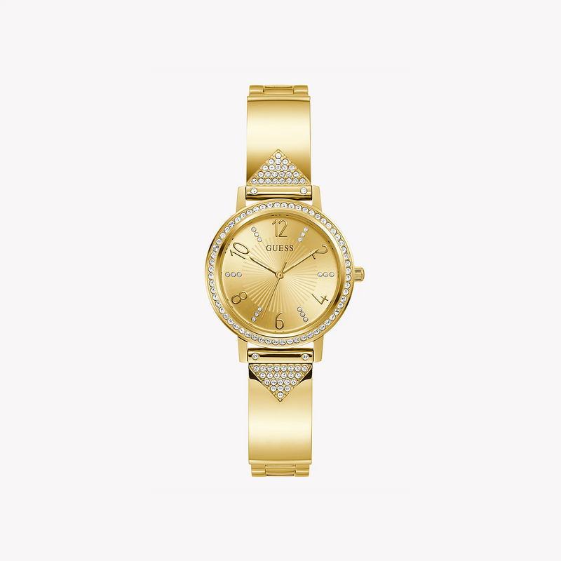Guess Women's Gold Stainless Steel, Champagne Dial | Gw0474l2 by i-watch