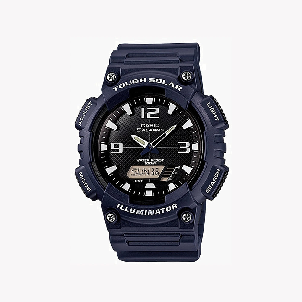 Casio Men's Black Resin Watch, Solar Powered | Aq-S810w-2a2vd by i-watch
