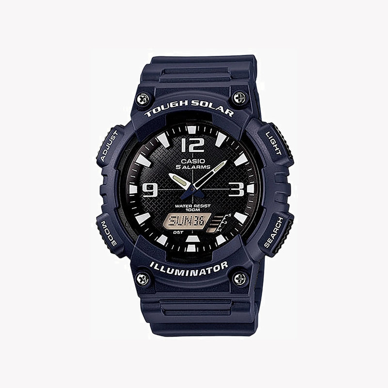 Casio Men's Black Resin Watch, Solar Powered | Aq-S810w-2a2vd by i-watch