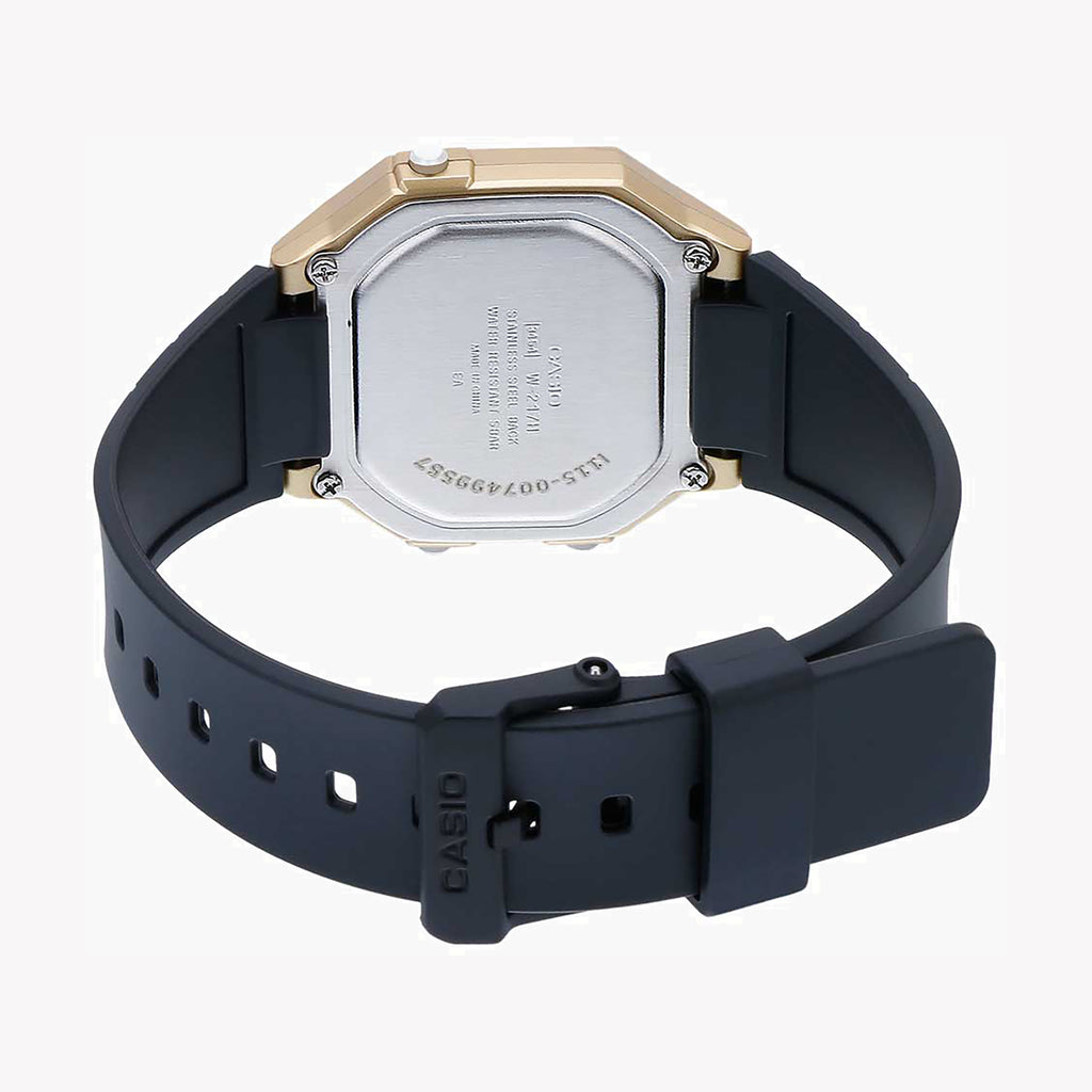 CASIO W-217HM-9AV ADVENTURE TIME - STYLISH SPORTY DIGITAL WATCH WITH GOLD ACCENTS-i-Watch-2