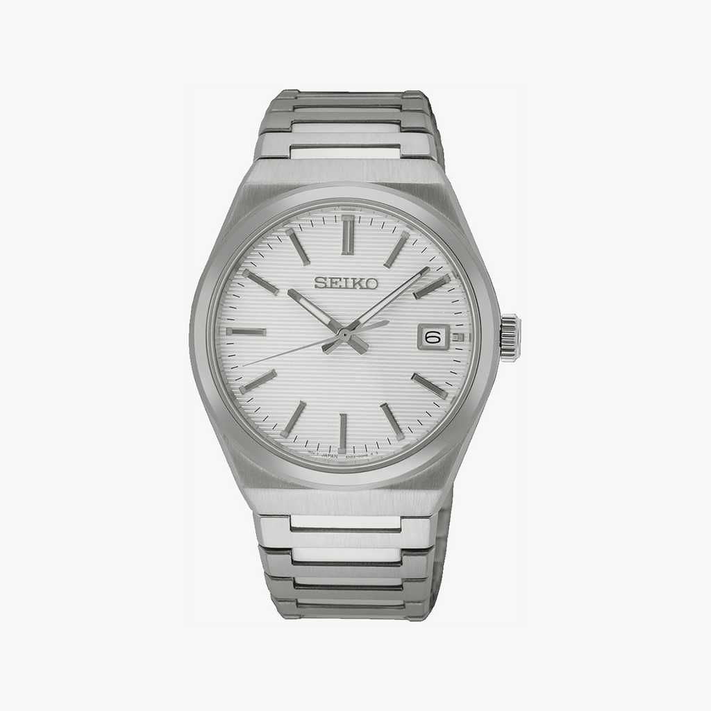 SEIKO SUR553P1 Men's Quartz Watch - Stainless Steel, 10 ATM-i-Watch