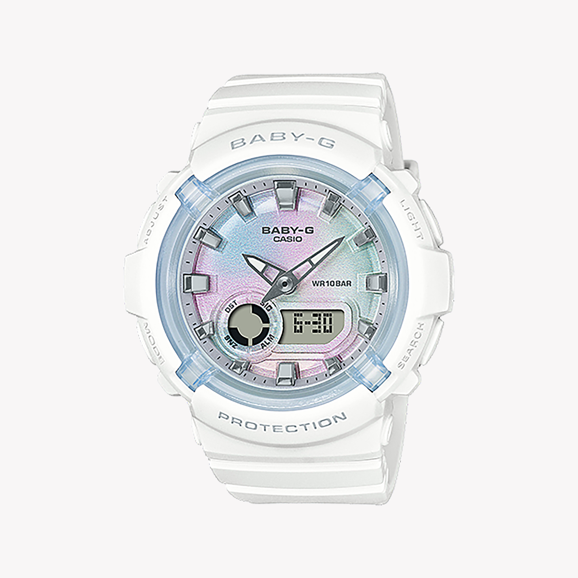 CASIO BABY-G BGA-280-7ADR ADVENTURE TIME - SPORTY CHIC WOMEN'S WATCH WITH WHITE RESIN BAND & VIBRANT DIAL