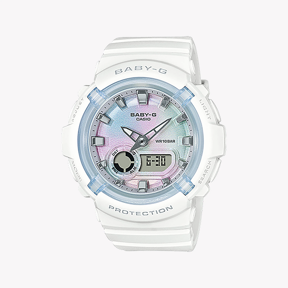 Casio Baby-G Bga-280-7adr Adventure Time - Sporty Chic Women's Watch With White Resin Band & Vibrant Dial by i-watch