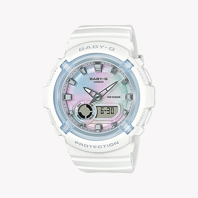 Casio Baby-G Bga-280-7adr Adventure Time - Sporty Chic Women's Watch With White Resin Band & Vibrant Dial by i-watch