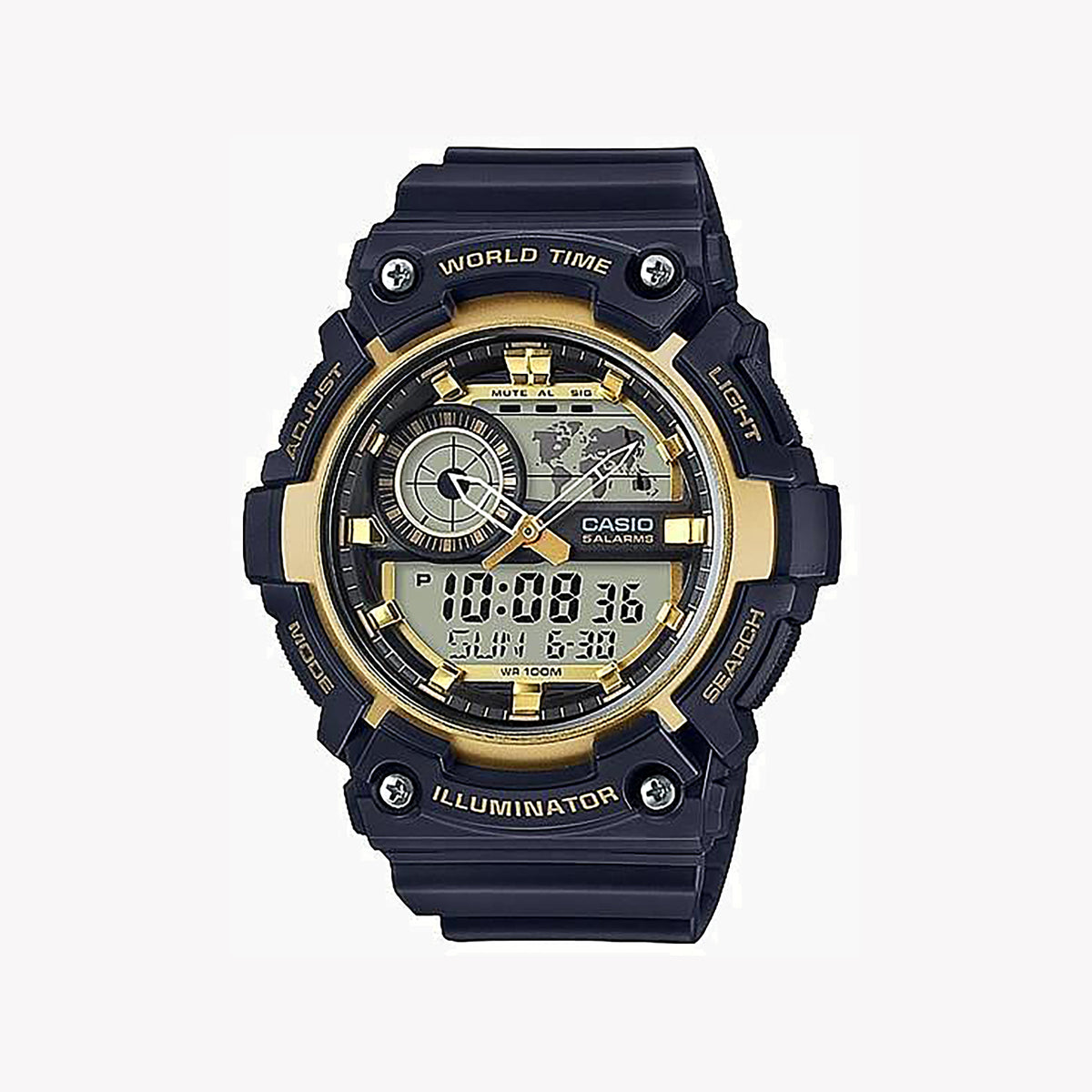 CASIO AEQ-200W-9AVDF BOLD ADVENTURER - RUGGED SPORTY MEN'S TIMEPIECE WITH DIGITAL FUNCTIONALITY